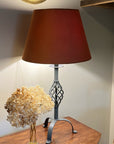 Burnt Orange Velvet Steep Empire Lampshade | Handmade Ceiling Light Shade | UK