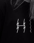 Limited edition Helsinki handprinted premium black tee, 100% organic cotton, extra large size, luxury unisex design by WWOOLLFF CO. at brixbailey.com