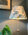 Blue & Green Rainforest Velvet Steep Empire Lampshade | Handmade Ceiling Light Shade | UK
