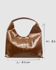 Beck - Plus Size Unisex Leather Tote Bag