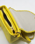 Handmade Recycled Leather Bag - Adjustable Handle, 15cm Tall, 19cm Wide, Durable & Eco-Friendly by Sook Stainable at brixbailey.com