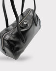 Genuine Recycled Leather Bag - 19cm Tall, 32cm Length, 27cm Handle Drop - Sustainable & Durable by Sook Stainable at brixbailey.com