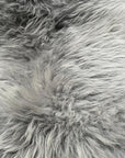 Premium British sheepskin rug in slate grey, luxury handcrafted sheepskin throw, soft and stylish Nordic hygge decor by Wildash London at brixbailey.com