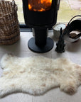 Luxury champagne mix sheepskin rug, premium 100% natural free-range rare breed, soft silky fur, large undyed fleece for indoor outdoor use by Wildash London at brixbailey.com