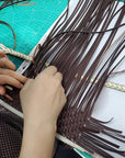 Handmade Genuine Leather Tote Bag - 14cm Tall, 27cm Length, Adjustable Handle - Eco-Friendly & Durable by Sook Stainable at brixbailey.com