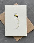 Small note cards with bee design