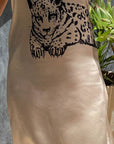 Vela Silk Dress in Lounging Jaguar