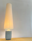 Cream Cotton Lampshade | Extra Tall Cone Light Shade | Bespoke Handmade UK