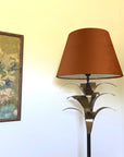 Burnt Orange Velvet Steep Empire Lampshade | Handmade Ceiling Light Shade | UK
