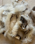 Premium sheepskin scraps and offcuts, luxury handcrafted eco-friendly materials for creative projects, best-selling Icelandic British Tuscan shearling mix by Wildash London at brixbailey.com