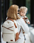 Large Diaper Backpack Cappuccino