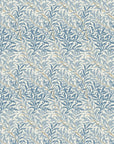 William morris blue willow leaves cotton cushion, scatter cushions