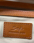 CELIA Calfskin Leather Tote Bag - Spacious Travel & Everyday Handbag with Cotton Drawstring Organizer | Handmade in Italy by Sook Stainable at brixbailey.com