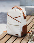 Large Diaper Backpack Cappuccino