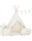Charming Tipi Tent Set for Kids – Comfort & Safe Play Space by Sówka at brixbailey.com