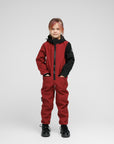 Sunset Red Softshell Onesie for Kids