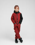 Sunset Red Softshell Onesie for Kids
