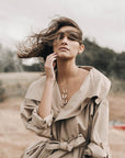 Fortunate Necklace in Brass or Sterling Silver