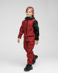 Sunset Red Softshell Onesie for Kids