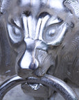 Premium Shere Metal Lion Head Wall Ornament, Cast Aluminum Lion Decor, Regal Home Decor, Majestic Statement Piece by Maravi at brixbailey.com