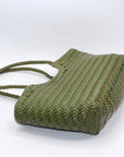 Handmade Italian Genuine Leather Bag - Adjustable Handle, 25cm Tall, 30-40cm Width - Sustainable & Durable by Sook Stainable at brixbailey.com