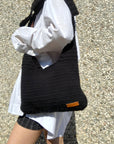 Handmade Crochet Bag - 100% Knitting Yarn, Eco-Friendly & Sustainable, 23cm Height, Vibrant Colors, Slow Fashion by Sook Stainable at brixbailey.com
