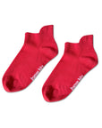 Bamboo Trainer Socks - Sports Car Red - 5 Pack