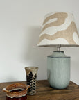 Ecru Wiggle Textured Steep Empire Lampshade | Handmade Ceiling Light Shade | UK