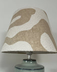 Ecru Wiggle Textured Steep Empire Lampshade | Handmade Ceiling Light Shade | UK