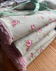 Dolly Floral Dog Blanket | Luxury Handmade Reversible Sherpa Throw | Seasonal Pet Blanket UK | Customisable