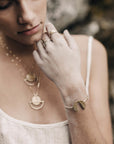 Paths Between Two Sided Necklace