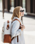 Large Diaper Backpack – Cappuccino