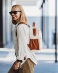 Small Diaper Backpack – Cappuccino