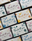 Thank You Note Card set - Pink Daisies