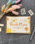 Thank You Note Card set - Yellow Daisies