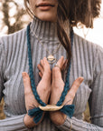 Paths Between Two Sided Necklace