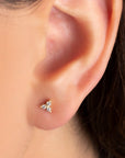 Dainty Trila Diamond Studs Earrings