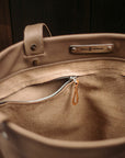 Leather Tote Bag - Sustainable, Fits 13" Laptop
