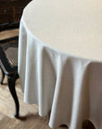 Eco-Friendly Round Tablecloth – Nordic-Inspired Design by Hortensias Home at www.brixbailey.com