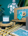 Soy Wax Bamboo Candle Gift Set