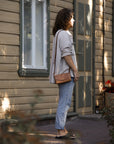 Crossbody Leather Bag KOKUKA - Small