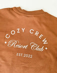 Adult Cozy Crew Resort Club Tee - Toffee