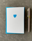 Multicolour Love Heart Cards