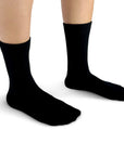 Plain Bamboo Socks - Sleek Black