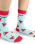 One In A Melon Bamboo Socks