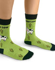 Corny Cow Bamboo Socks