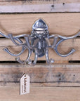 Kesda 5 way captains swivel hooks, premium aluminum wall mounted hook rack, stylish and durable storage solution by Maravi at brixbailey.com