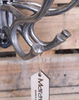 Premium Kesda 5 Way Captains Swivel Hooks, Vintage Wall Hooks for Coats Bags, Space-Saving Organizer, Rustic Aluminum Hanging Rack by Maravi at brixbailey.com