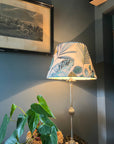 Blue & Green Rainforest Velvet Steep Empire Lampshade | Handmade Ceiling Light Shade | UK