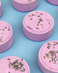 Relax Aromatherapy Shower Steamer Sample - Clary Sage, Lemon, Lavender and Lavender Seeds